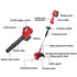 40V String Trimmer & Edger + 40V Leaf Blower Combo Kit with 4.0Ah Battery PS76500C