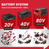 40V String Trimmer & Edger + 40V Leaf Blower Combo Kit with 4.0Ah Battery PS76500C