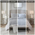 Full/Queen Back Print Long Fur Comforter Mini Set