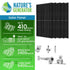 410 Watt Monocrystalline Solar Panel (10 Pack) With Solar Panel Mount Rack
