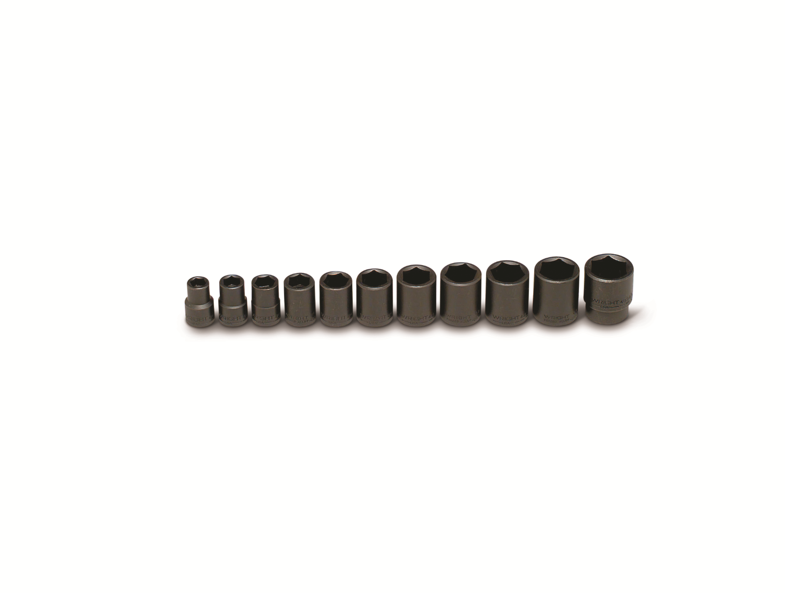 Wright Tool 6 Point Impact Socket Set 11 Piece 1/2
