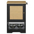 Feeding Station with 1 Storage Cabinet Black