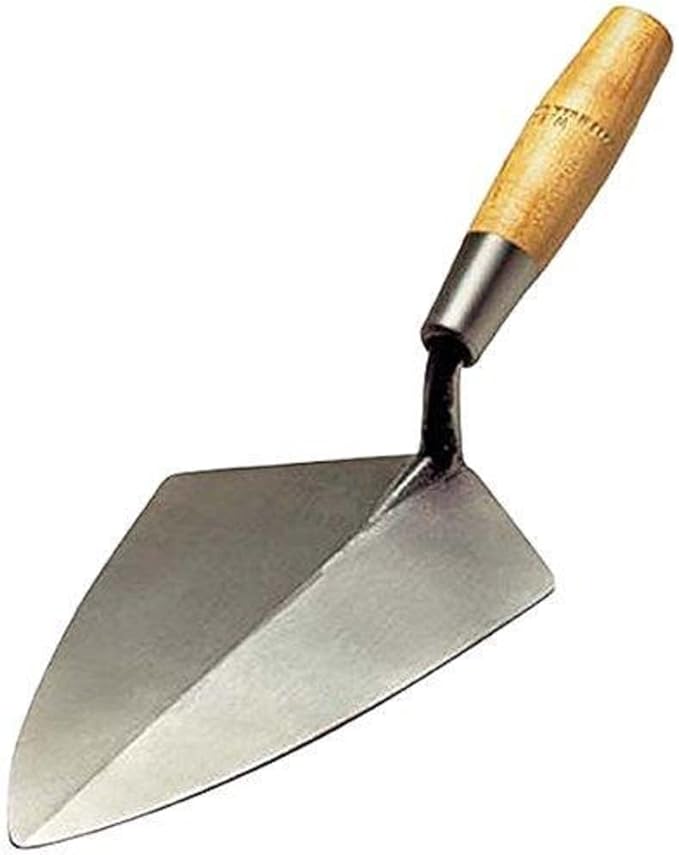 Kraft Tools RO221-11 1/2 11-1/2” Wide Heel Brick Trowel with 6