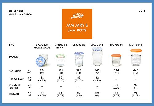 Le Parfait Jam Jars - Food Storage Containers