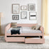 Upholstered Daybed & 2 Drawers