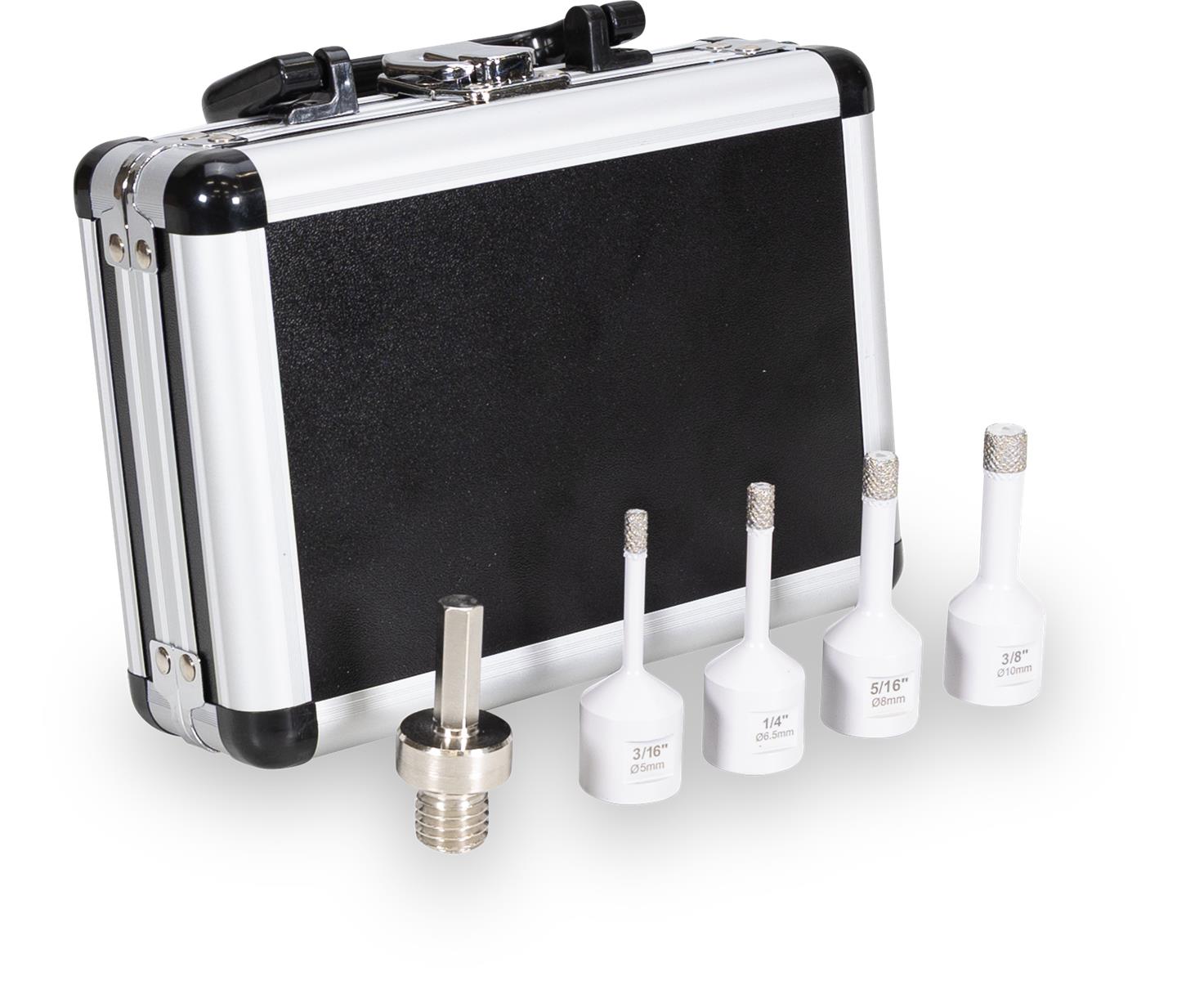 Arranged Diamond Tools Fixture Kit - Hole Saw Bits