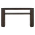 Console Table With Fluted Legs, Open Shelf