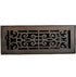 Cast Brass Baroque Vent Covers - Oil Rubbed Bronze