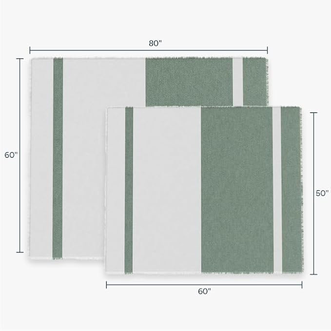 Outer Bug Shield Outdoor Throw Blanket w/Insect Shield Repellent Gear Technology- Lightweight Insect-Repellent Outdoor Blanket, Camping, Picnic & Beach Blanket, Forest Green Colorblock, 50