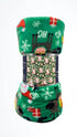 Decor & More Ho Ho Ho Merry Christmas Collection Microplush Holiday Throw Blanket (60" x 50") - Santa