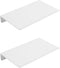 JOOM Metal Floating Shelf - Floating Shelf, Bathroom Shelf, Display Shelves for Wall Storage (White, 8Inch)