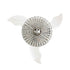 42" Servantes Modern Downrod Mount Crystal Ceiling Fan with Lighting and Remote Control