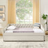 Upholstered Daybed With USB Charging & Pull Out Bed