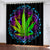 420 weed plant Pattern Curtains Blackout Window Treatments Drapes