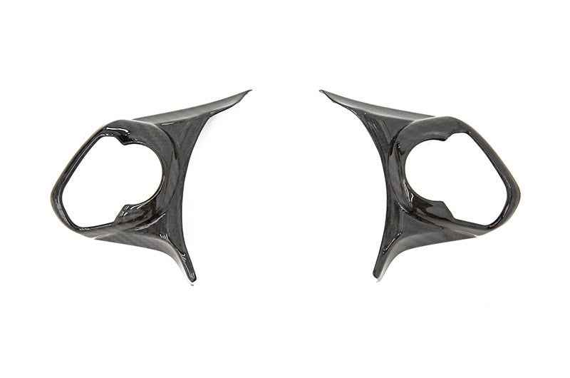 OLM LE Dry Carbon Fiber Steering Wheel Covers - 2017-2024 Subaru BRZ / Toyota GR86