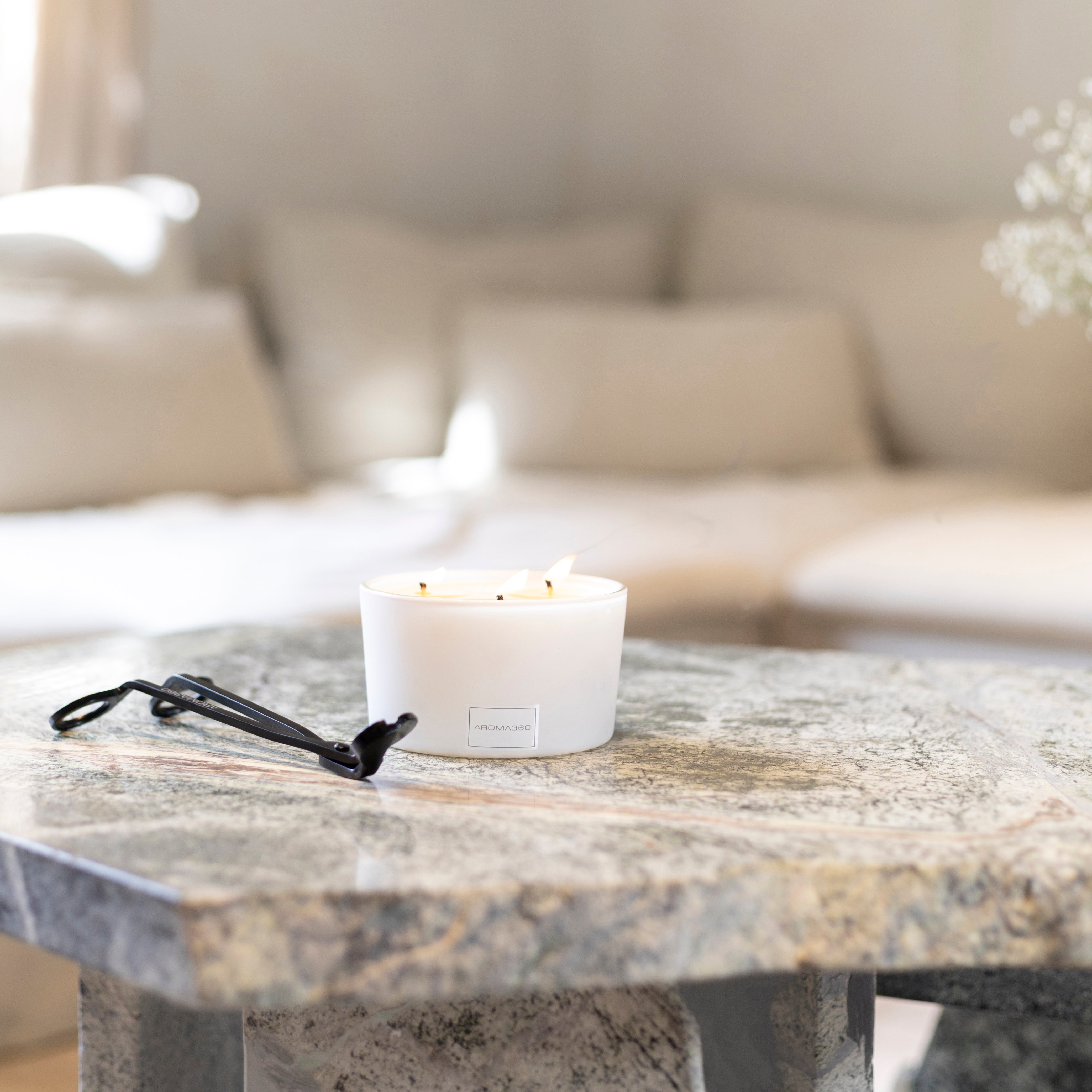 Iris 3-Wick Candle Pure Luxury Fragrance