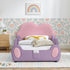 Cute Cloud Shape Bed With Guardrails Cartoon Design, Storage Pocket
