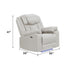 Challenger - LED Power Recliner Chair