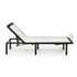 Model H Adjustable Base Full Size Metal Bed Frame Grey