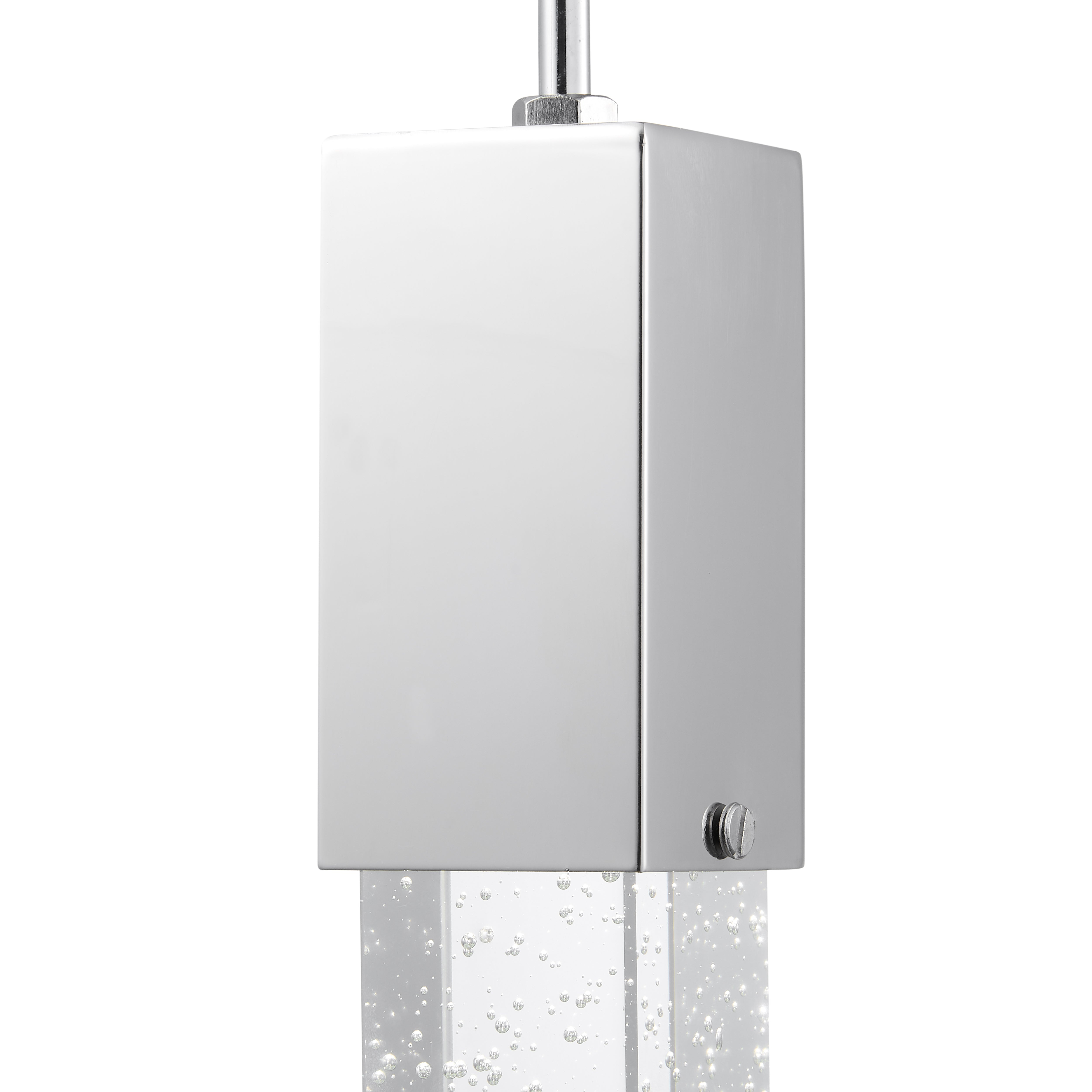 Rectangular Crystal Pendant // 1 Light