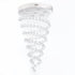Crystal Double Helix Chandelier // 7 Lights