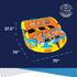 WOW Watersports Max Inflatable Towable Deck Tube for up to 3 Riders