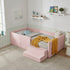 Safe Kids Bed With Guardrails And Storage