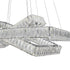 Crystal Elegance LED Chandelier //  3 Rectangles
