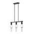 Harmony 3 Light Chandelier // Matte Black