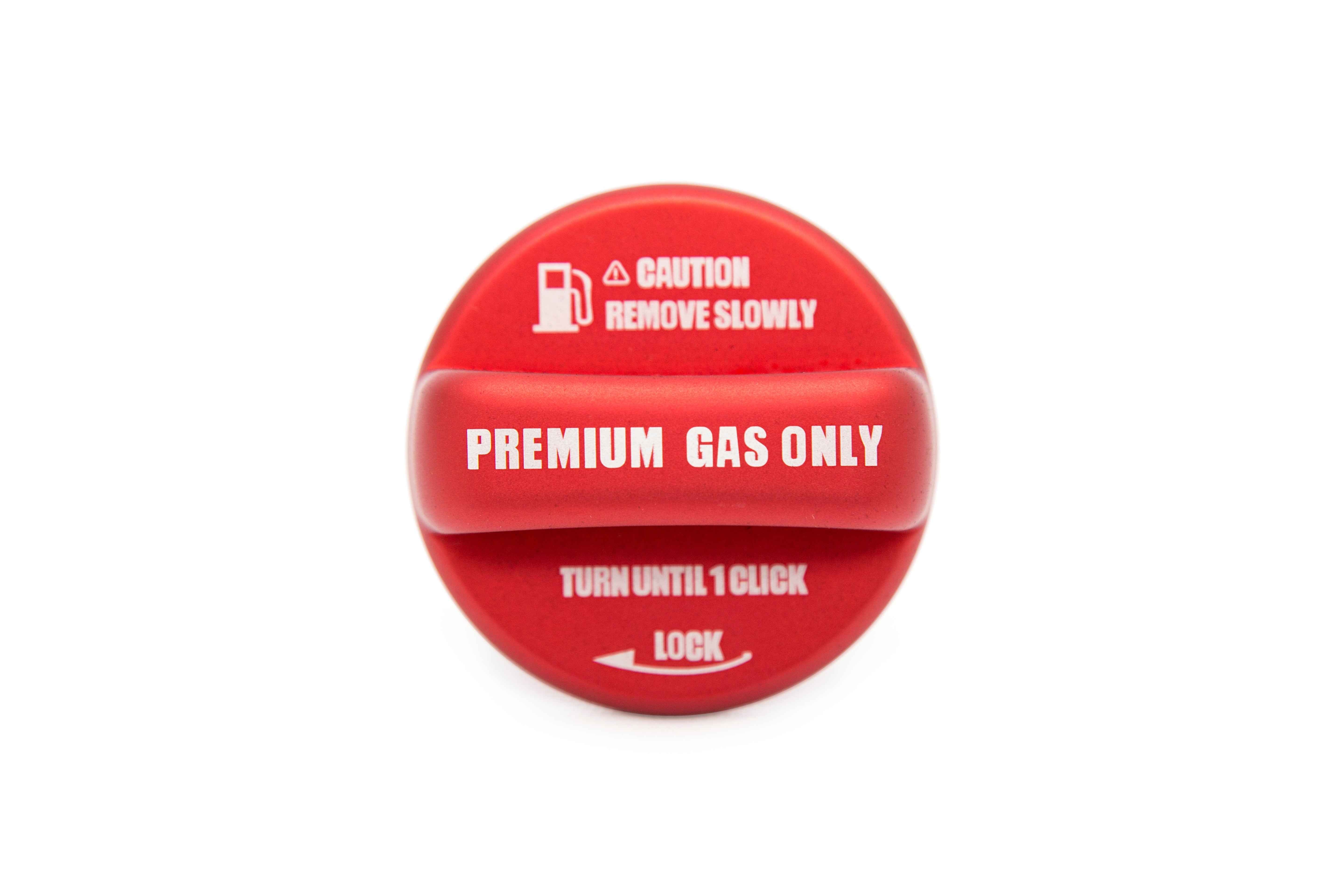 OLM Anodized Red Fuel Cap Cover - 15+ WRX / STI, 13+ FT86, 13+ Crosstrek, 14+ Forester, 12+ Impreza,