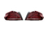 OLM Spec CR Tail Lights (Red Lens, Black Base) - 2015-2021 Subaru WRX & STI