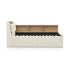 Upholstered Daybed With Storage Headboard, Wireless Charging, LED Lights