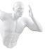 Runner Man 13" Wall Sculpture // White