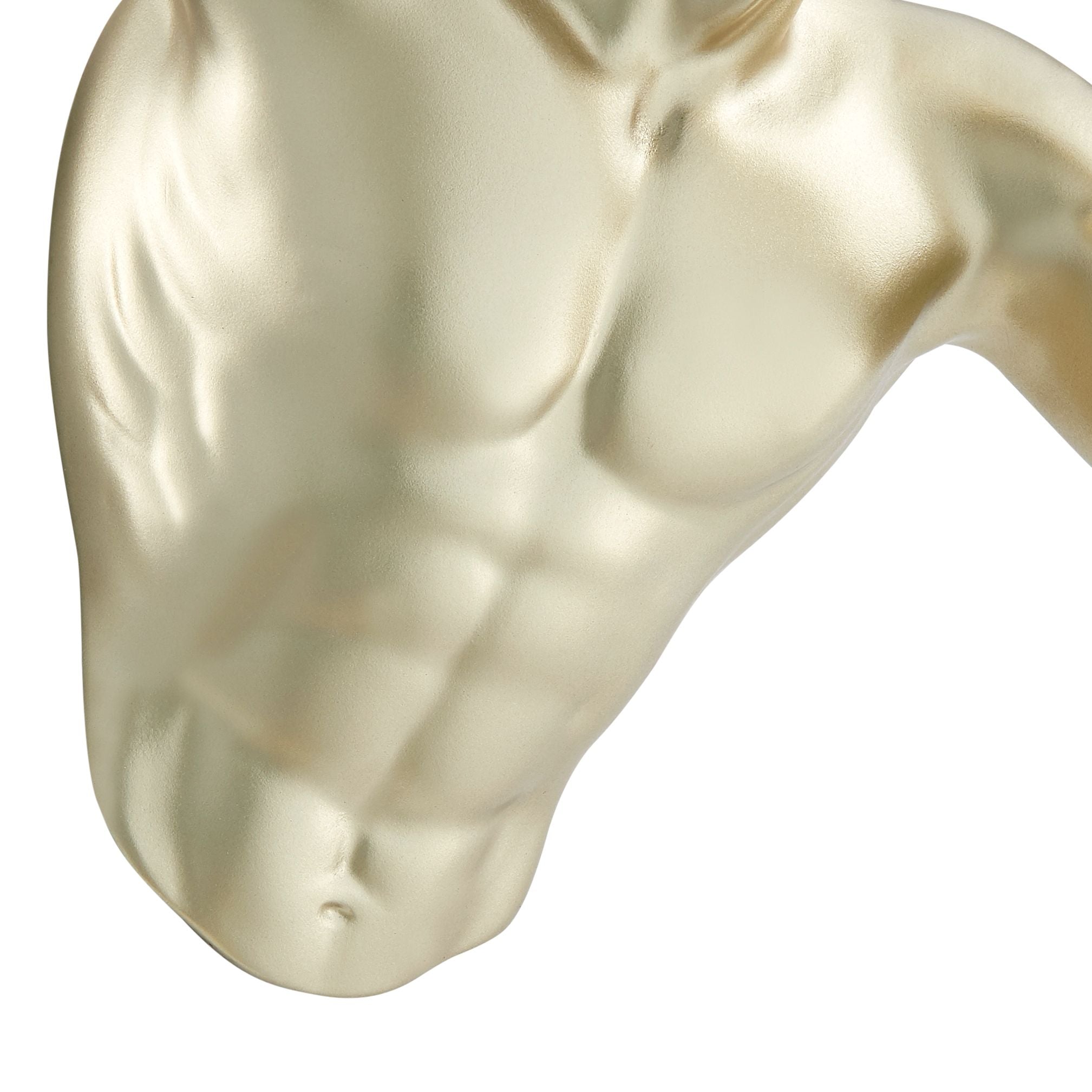 Runner Man 13" Wall Sculpture // Gold