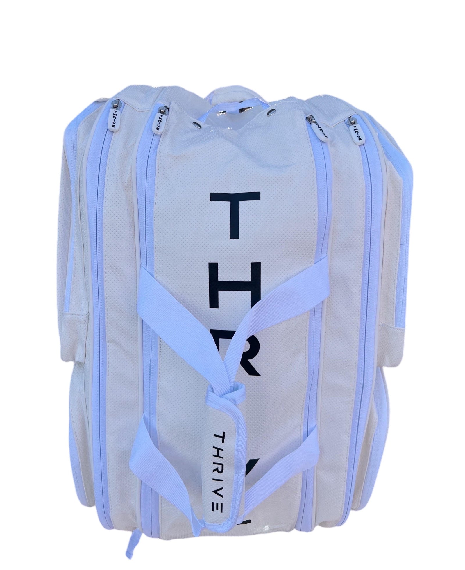 Elite Pro Tour Bag w/shoe bag - WHITE - Pickleball Bag