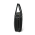 Dixon Black Buffalo Leather Laptop Briefcase