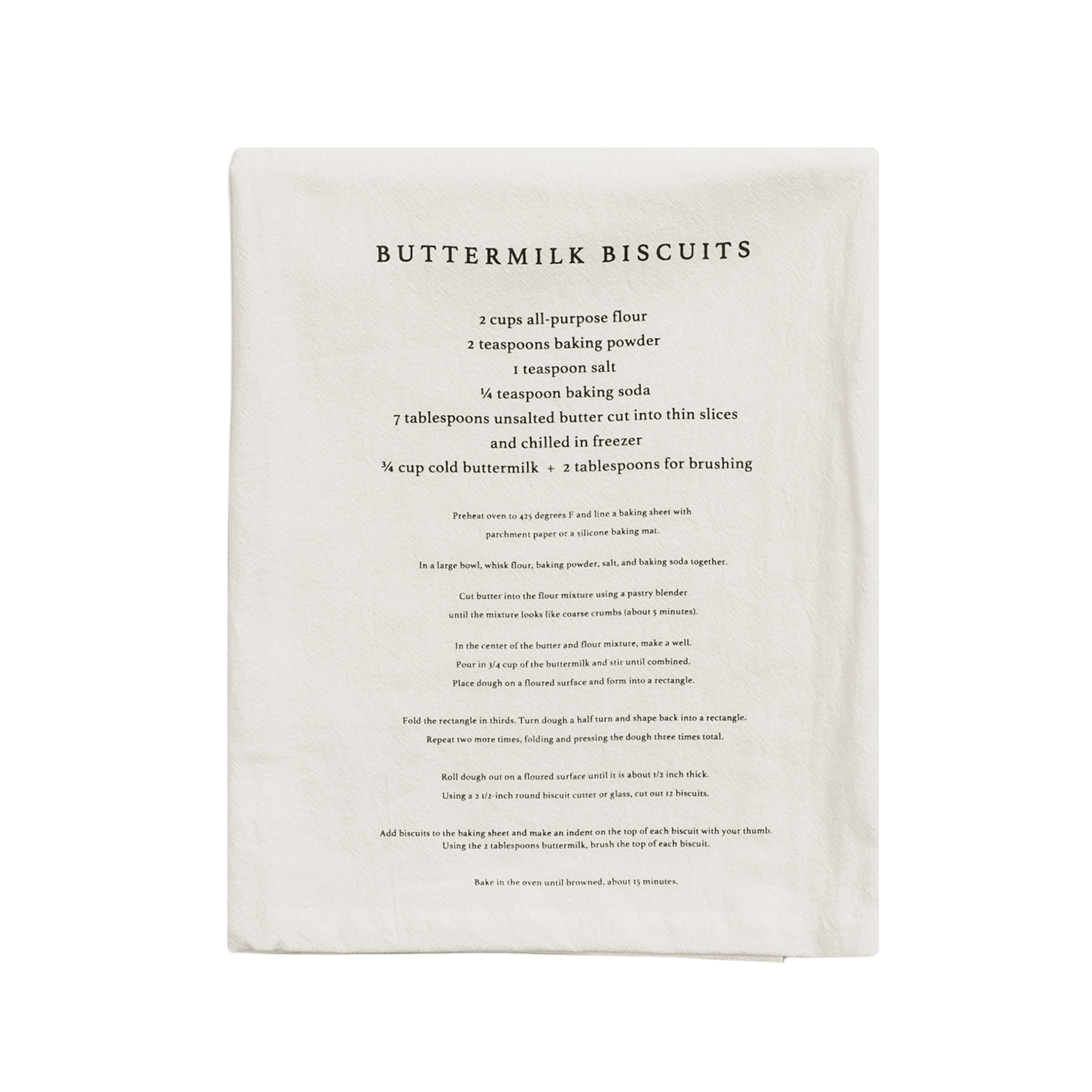 Buttermilk Biscuits Tea Towel