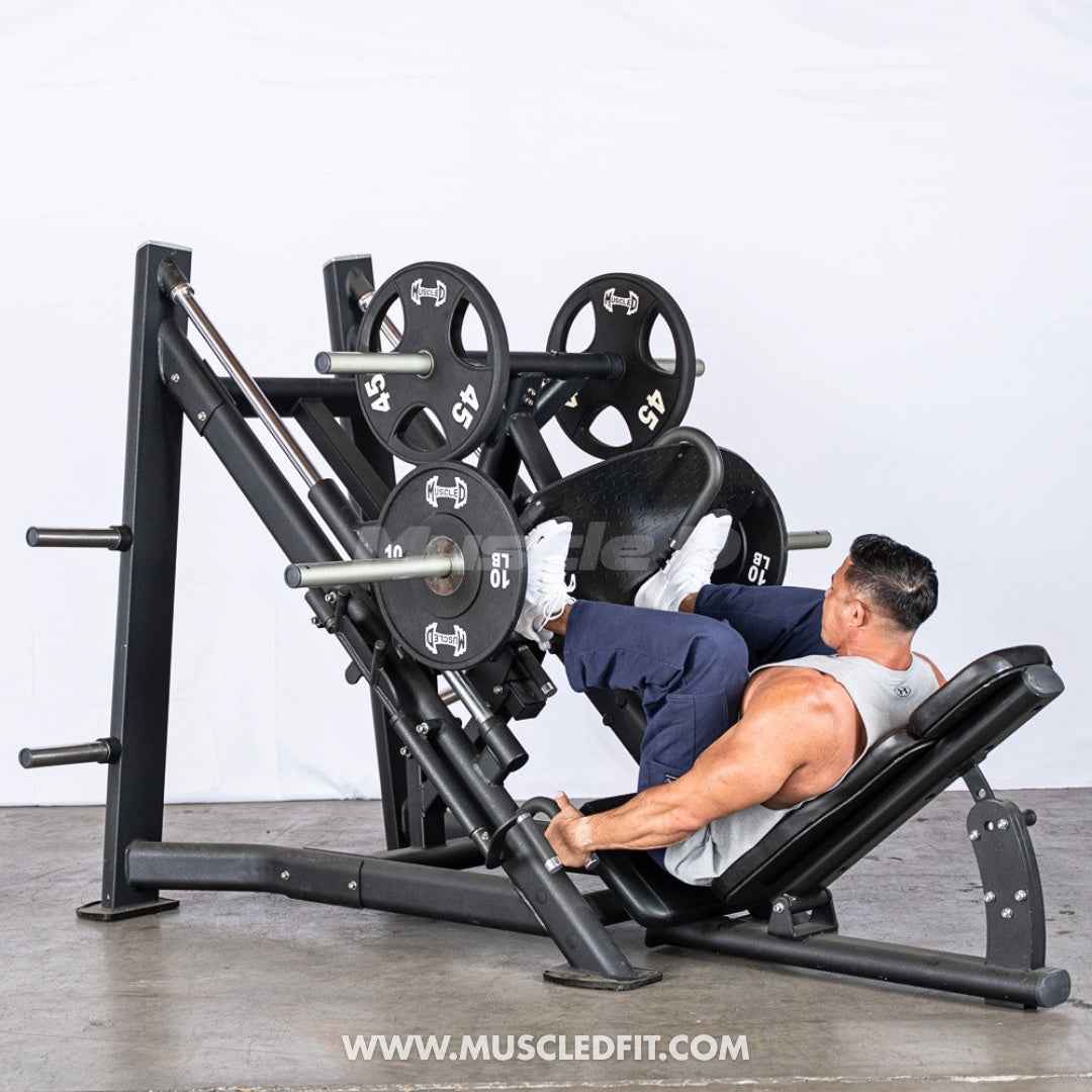 45 Degree Linear Leg Press Machine - Muscle D Fitness - Adjustable Angle Back Pad