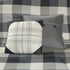 7 Piece Herringbone Comforter Set Grey King