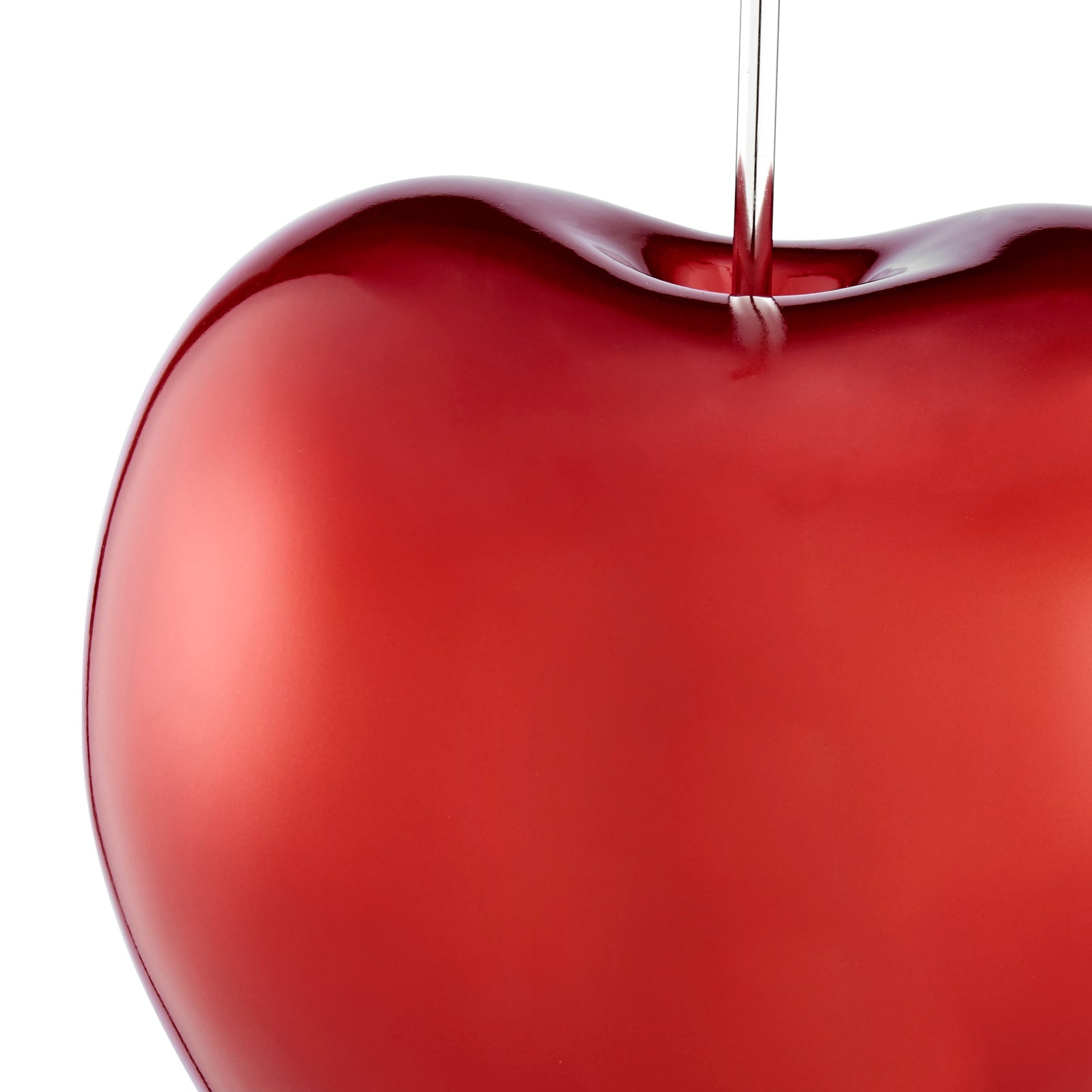 Large Metallic Red Cherry Sculpture 25