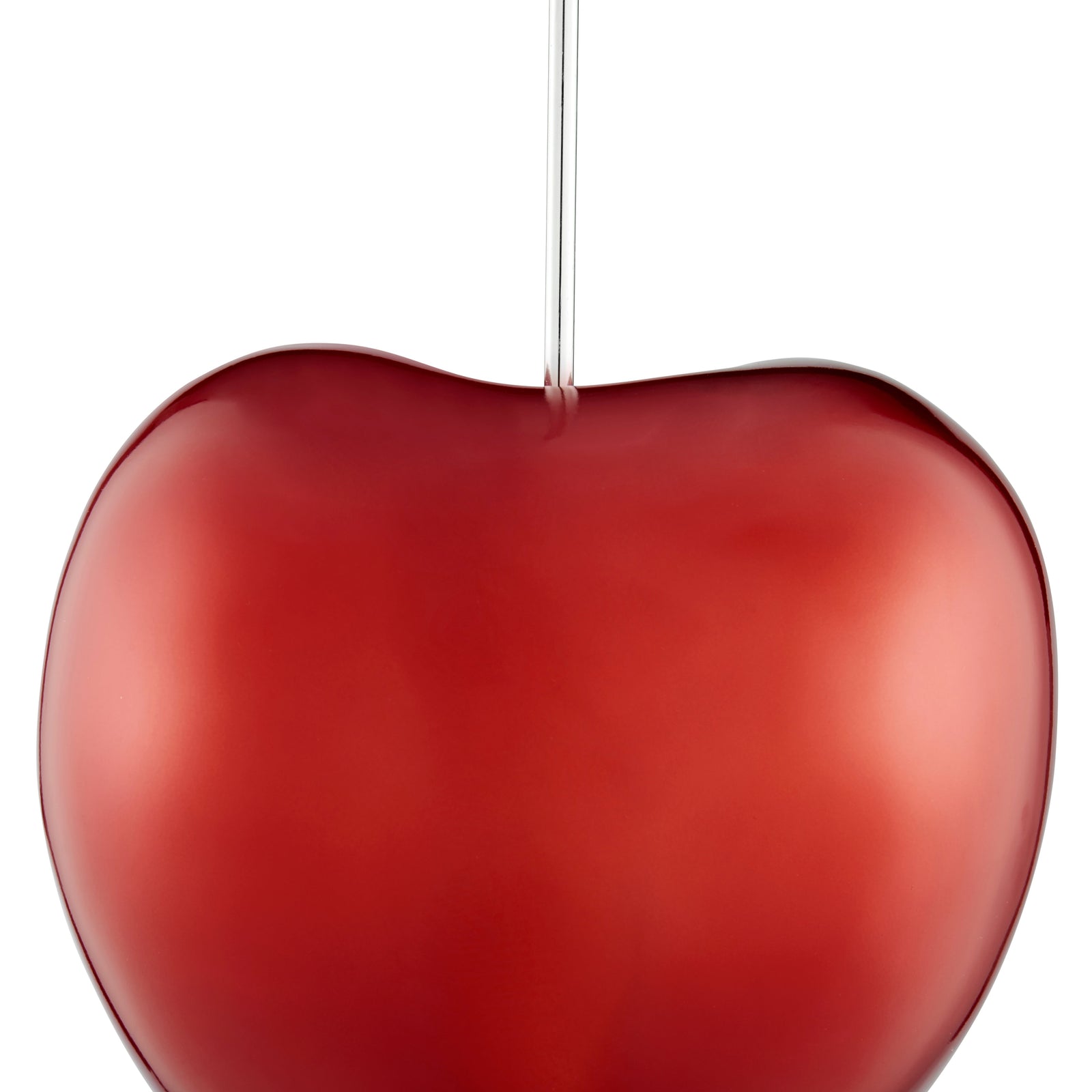 Large Metallic Red Cherry Sculpture 25