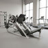 45-Degree Compact Leg Press - Muscle D Fitness - Space Saving Design, Plate Loaded, Adjustable Back Pad