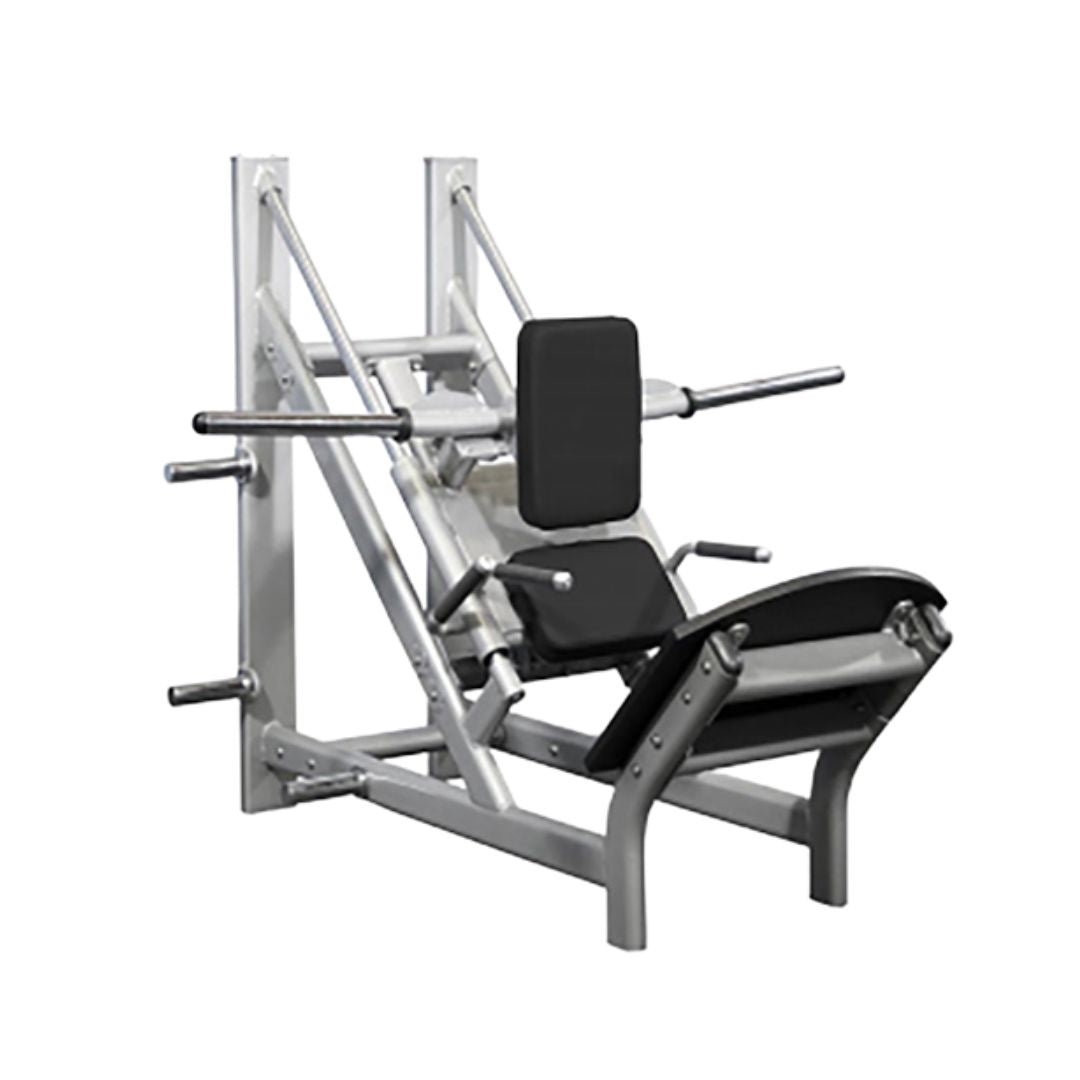 45 Degree Linear Calf Hack Machine - Muscle D Fitness - Integrated Storage