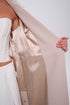 Camille Cashmere Blend Coat in Beige