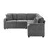 Modern L Shaped Sectional Sofa Bed With Hidden Storage Upholstery