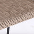 Ladd Outdoor Metal Wicker Barstool Set of 2
