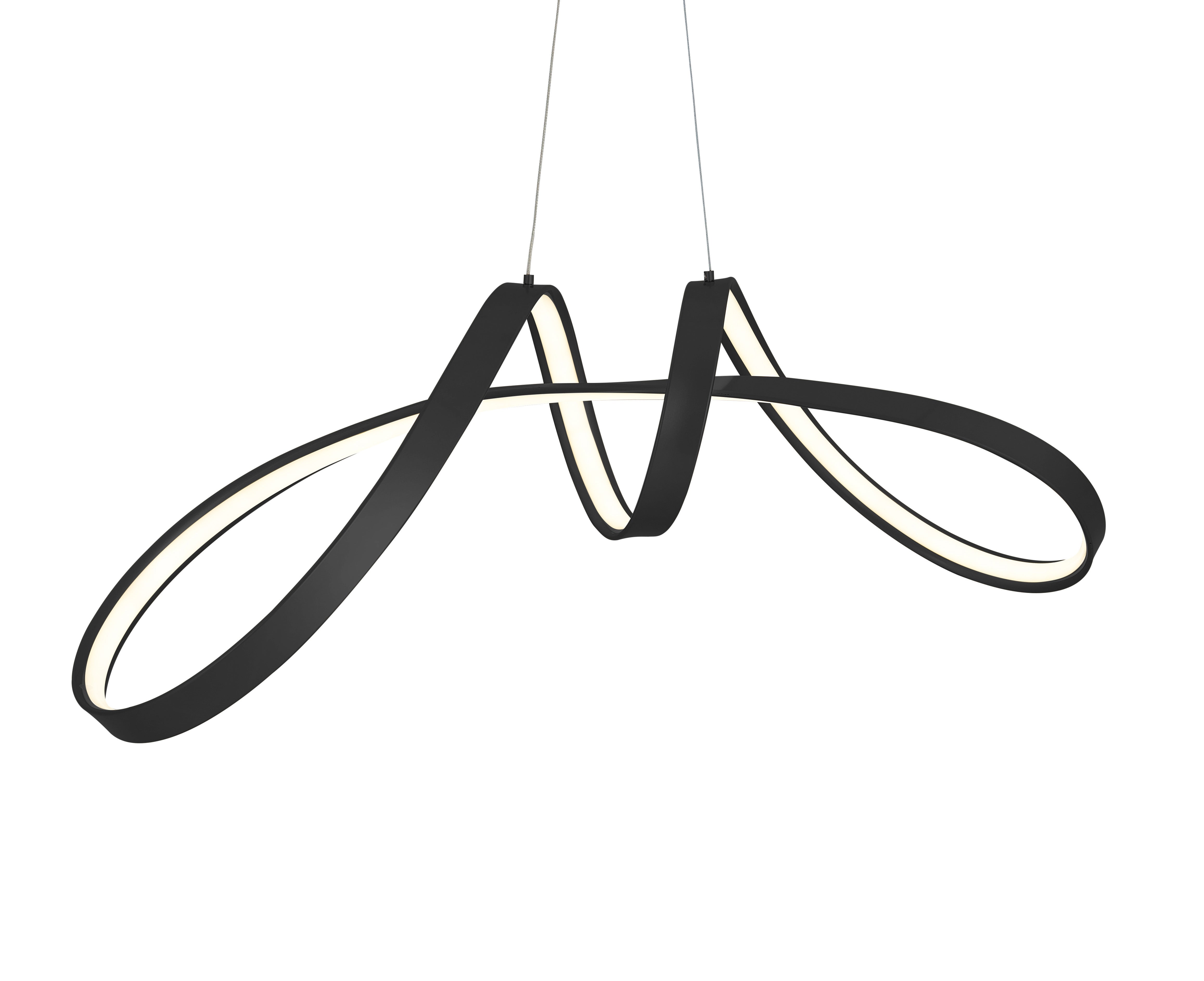 Bucharest Integrated LED Chandelier // Black