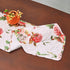 DaDa Bedding Romantic Roses Pink White Lovely Floral Quilted Dining Table Runner (879)