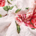 DaDa Bedding Romantic Roses Pink White Lovely Floral Quilted Dining Table Runner (879)