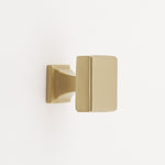 Danford Solid Brass Cabinet Knob - 1"